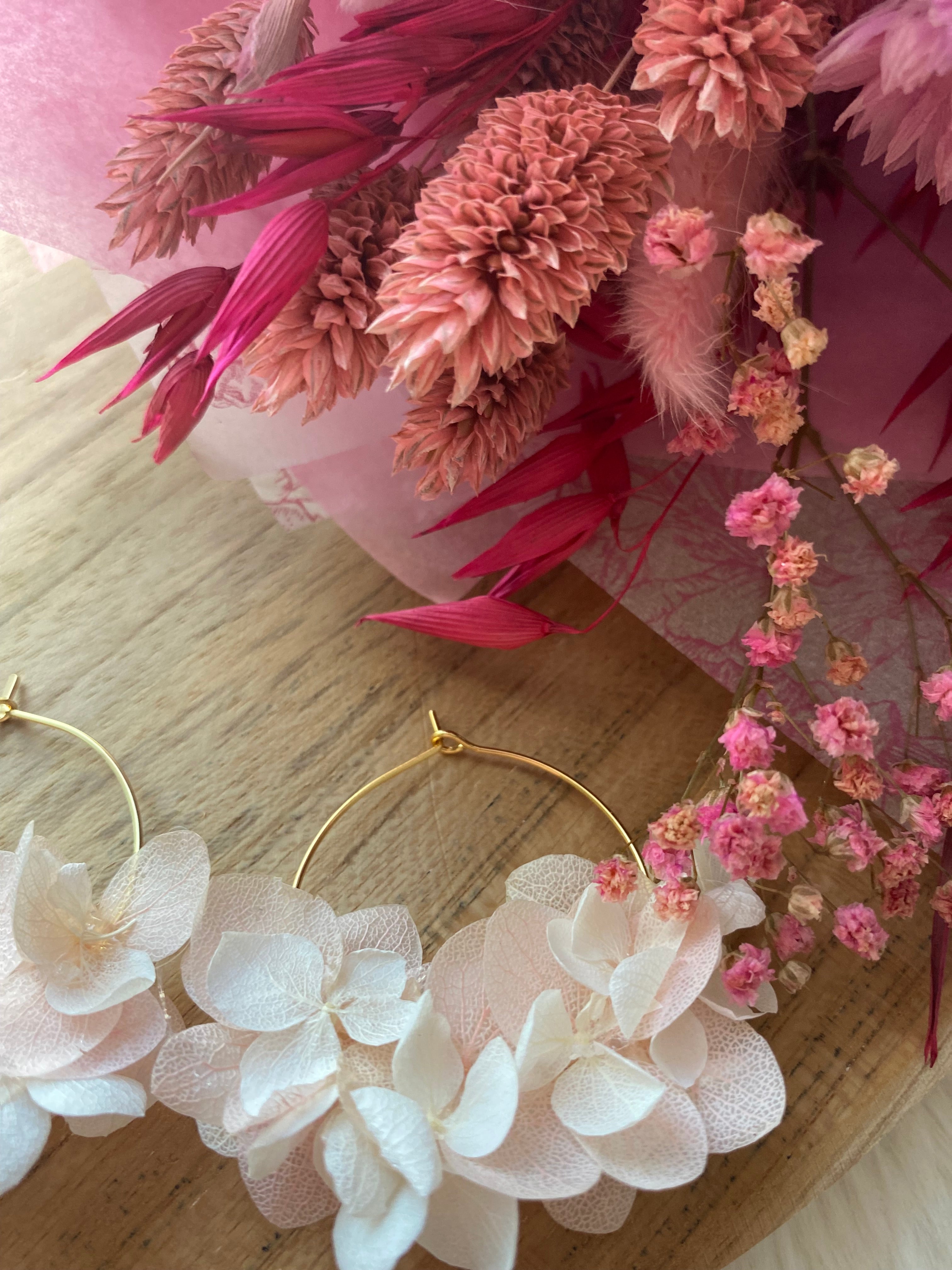 Les boucles d'oreilles Margot